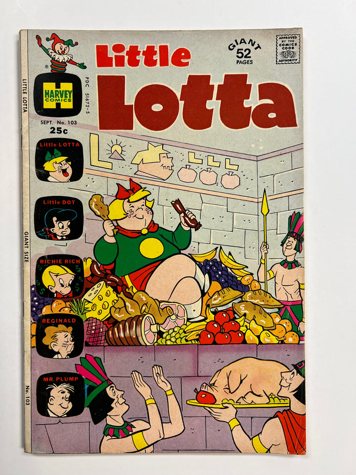 Little Lotta #103 Harvey 1972 FN