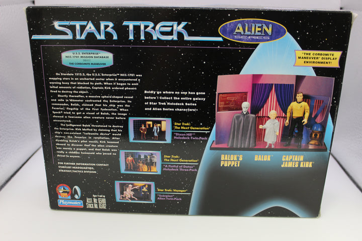 1998 Star Trek Captain Kirk with Balok and Balok's Puppet