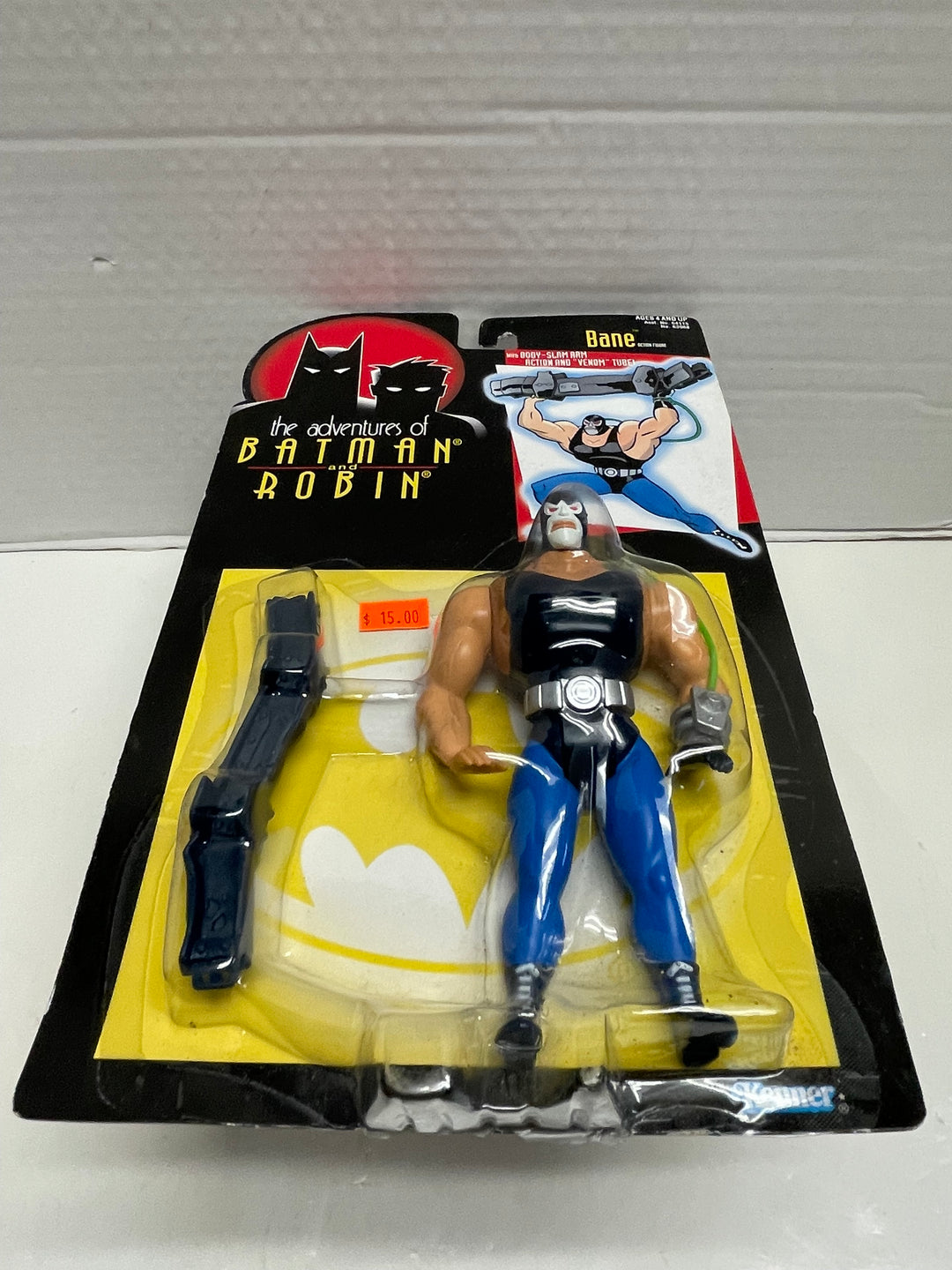 The Adventures of Batman & Robin Bane Action Figure w/ Body-Slam Action MOC Kenner 1995