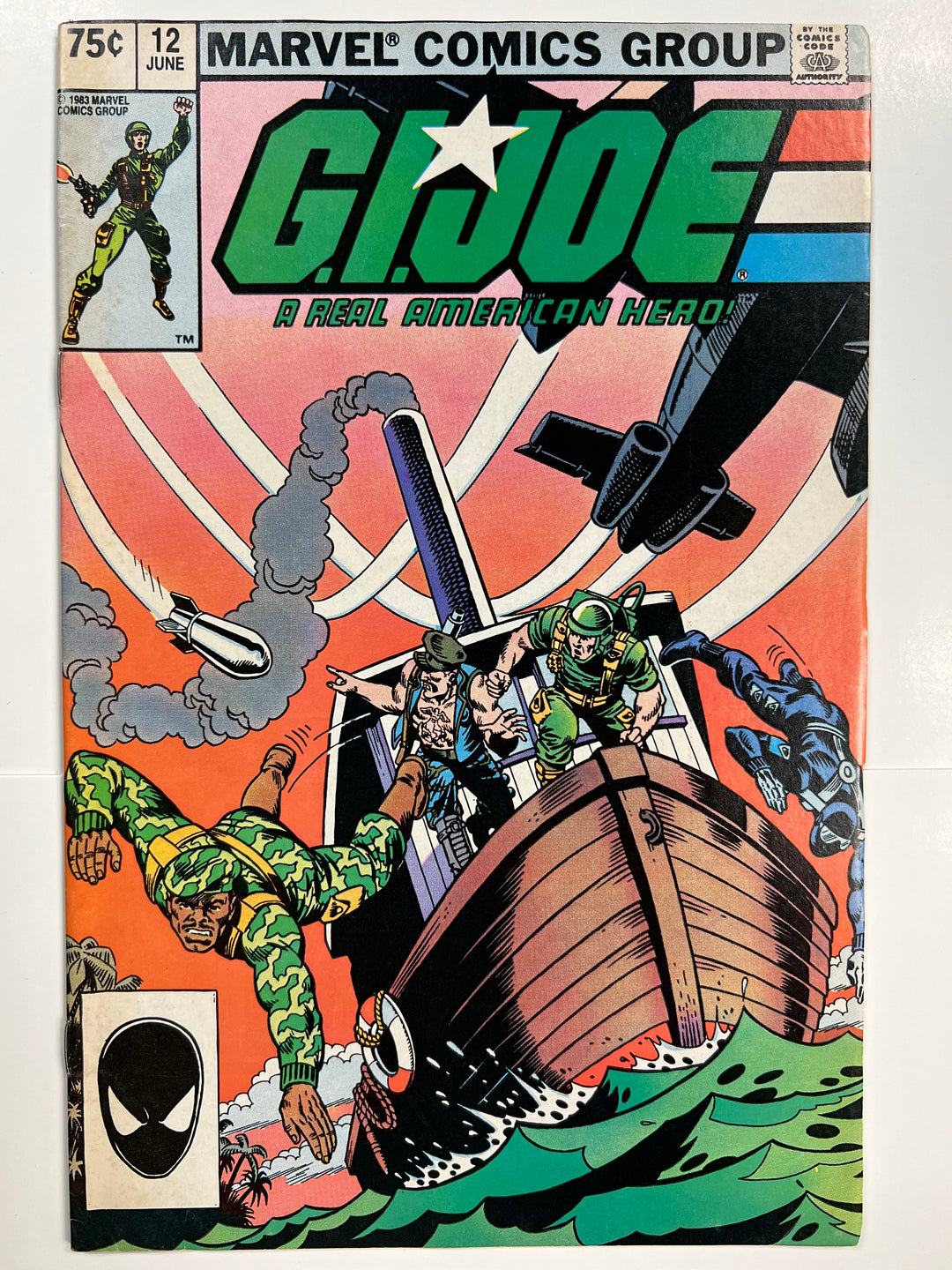 G.I. Joe: A Real American Hero #12 2nd Print Marvel 1983 F