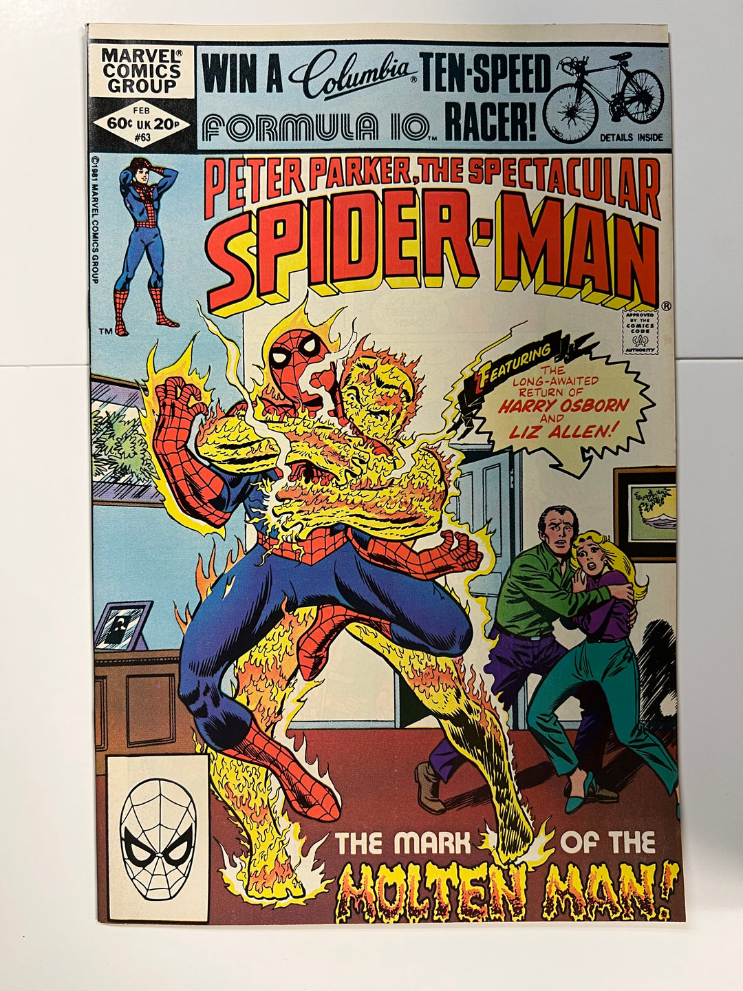 Spectacular Spider-Man #63 Marvel 1982 VF-