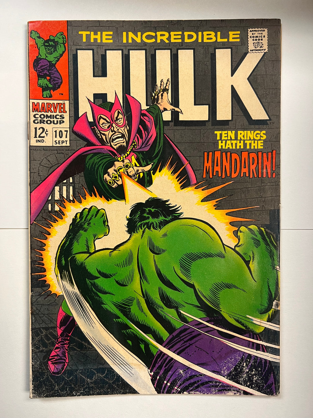 Incredible Hulk #107 G/VG