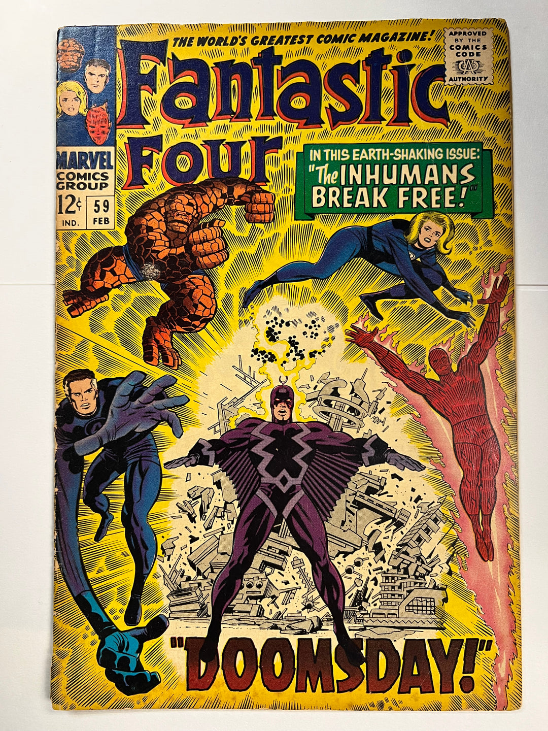 Fantastic Four #59 Marvel 1967 G/VG