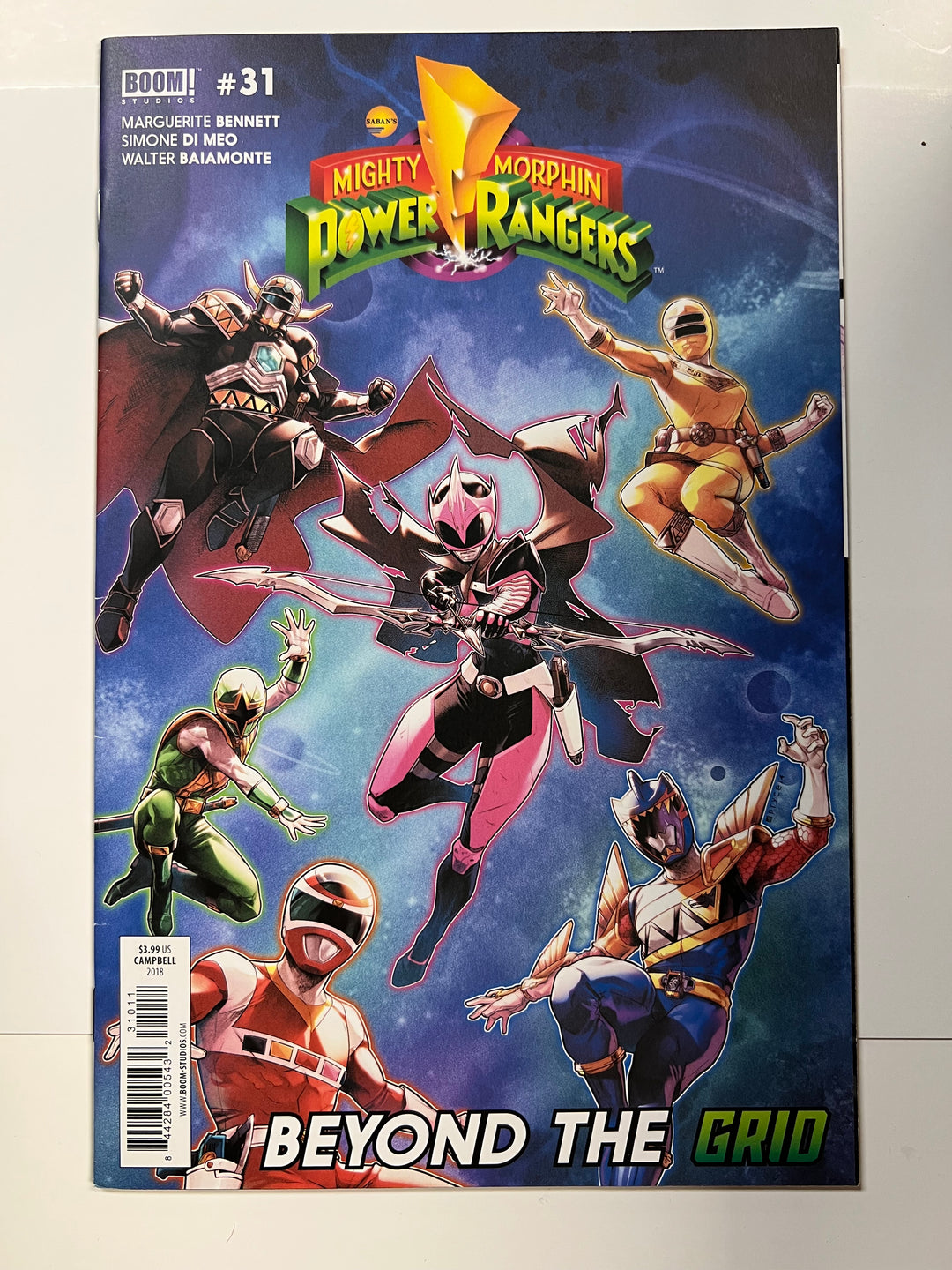 Mighty Morphin Power Rangers #31 Boom 2018 VF+