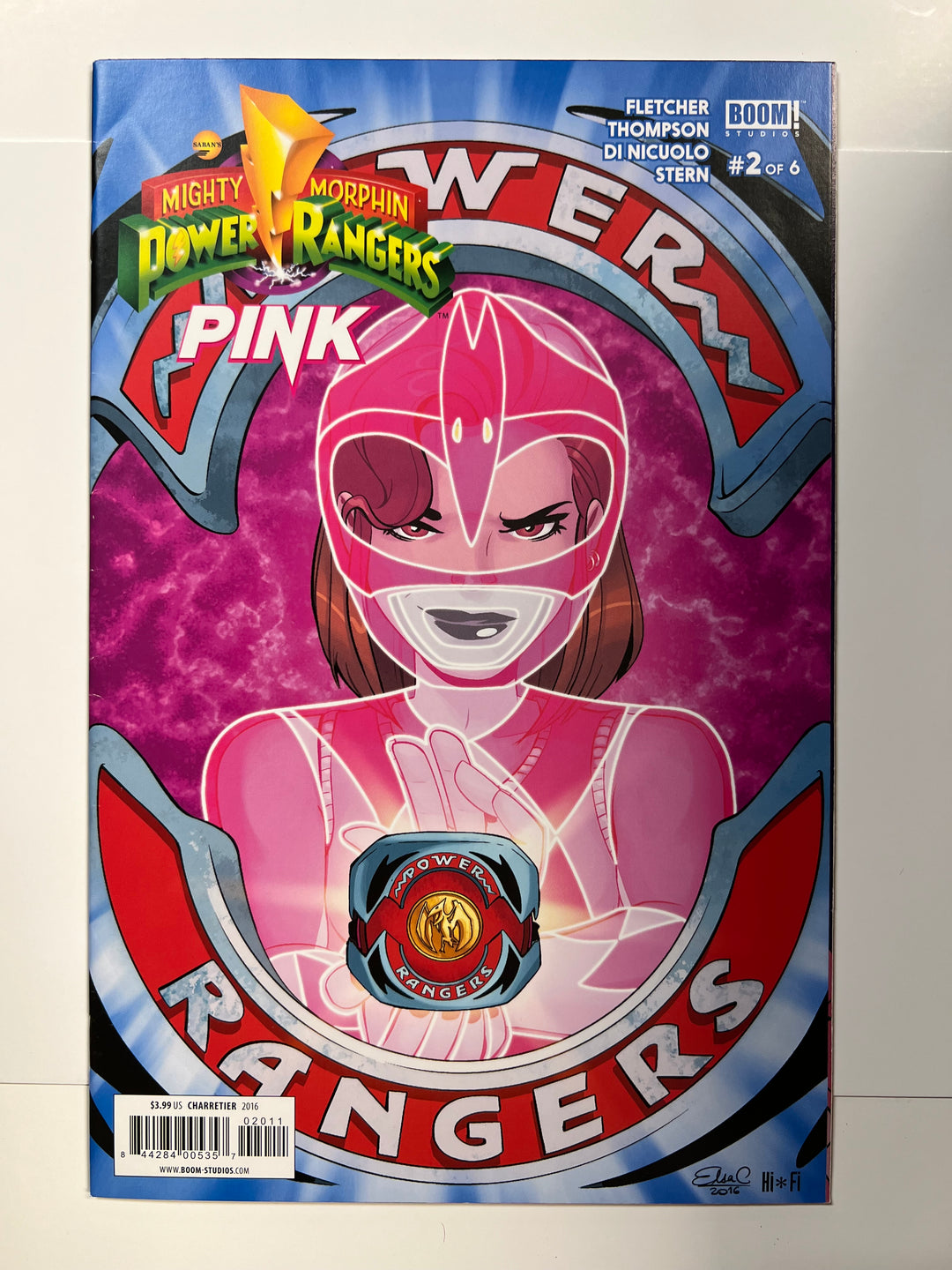 Mighty Morphin Power Rangers Pink #2 Boom 2016 VF-