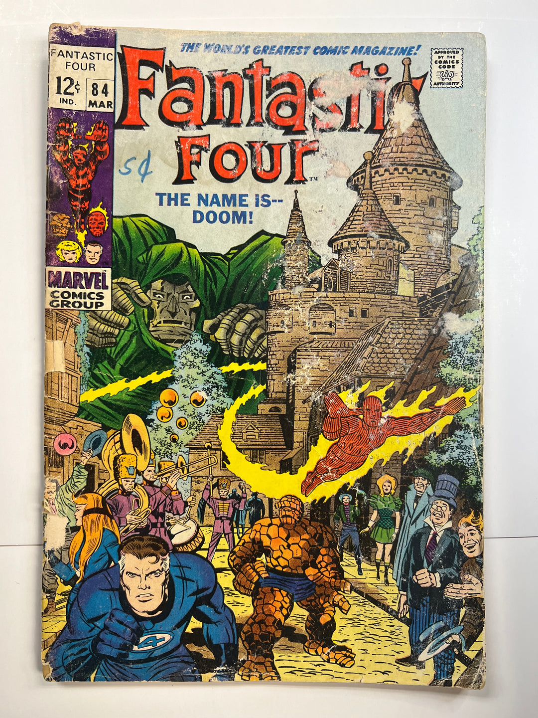 Fantastic Four #84 Marvel 1968 G-