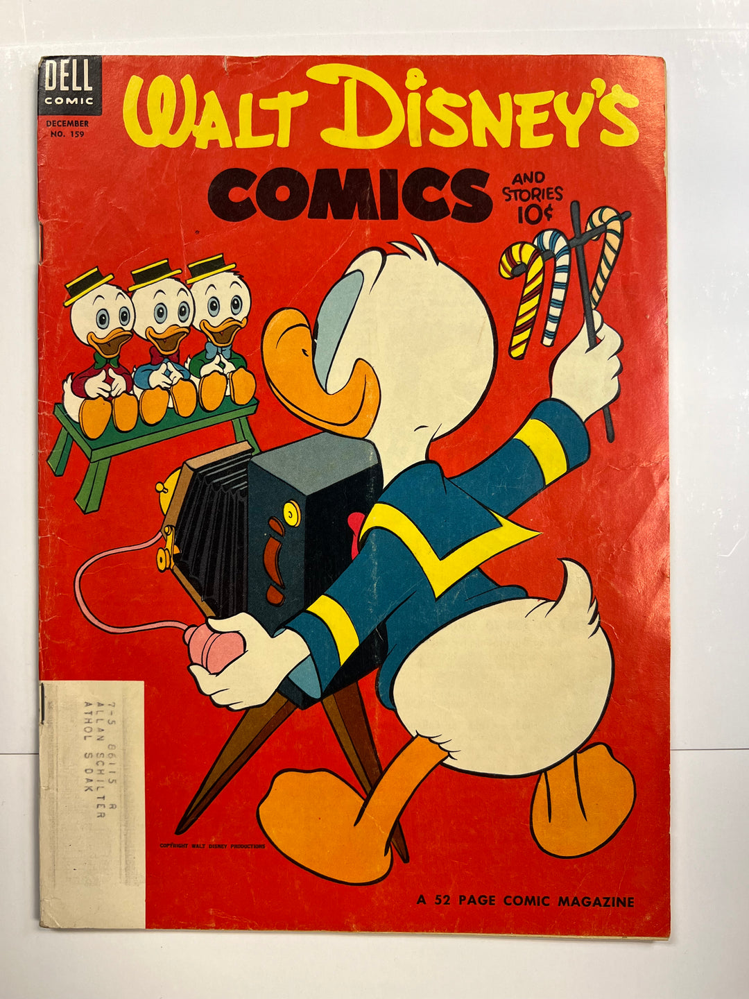 Walt Disney's Comics and Stories #159 Dell 1953 VG+
