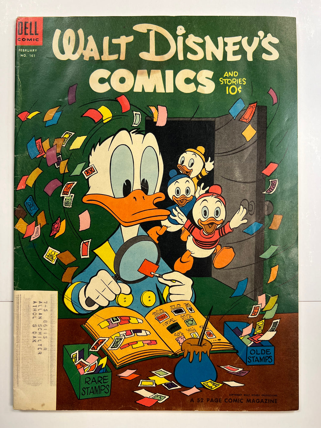 Walt Disney's Comics and Stories #161 Dell 1954 VG+