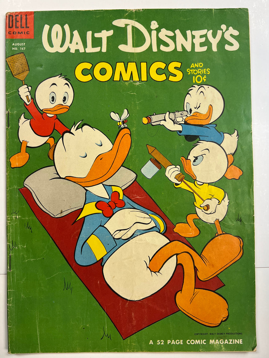 Walt Disney's Comics and Stories #167 Dell 1954 VG