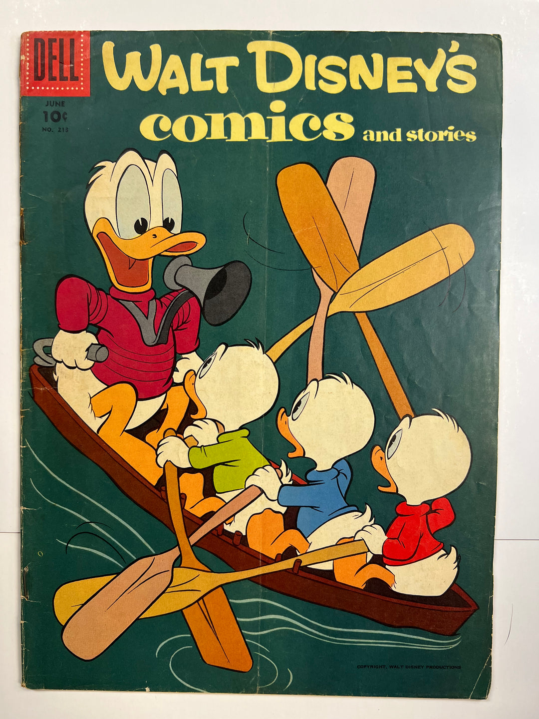 Walt Disney's Comics and Stories #213 Dell 1958 VG