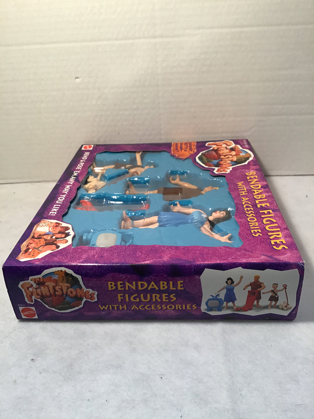The Flintstones Movie Barney, Betty & Bamm-Bamm Bendable Figures Mattel 1993 NIB