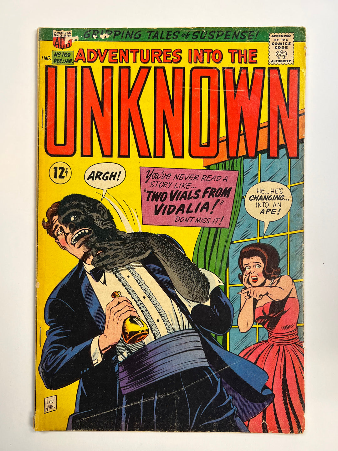 Adventures Into the Unknown #169 ACG 1966 G/VG