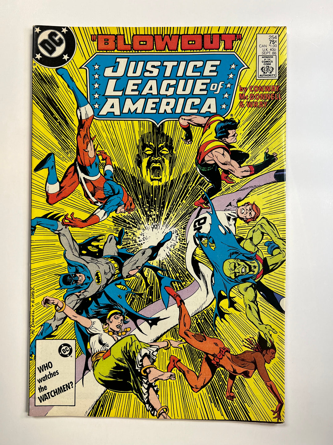 Justice League America #254 DC 1986 F