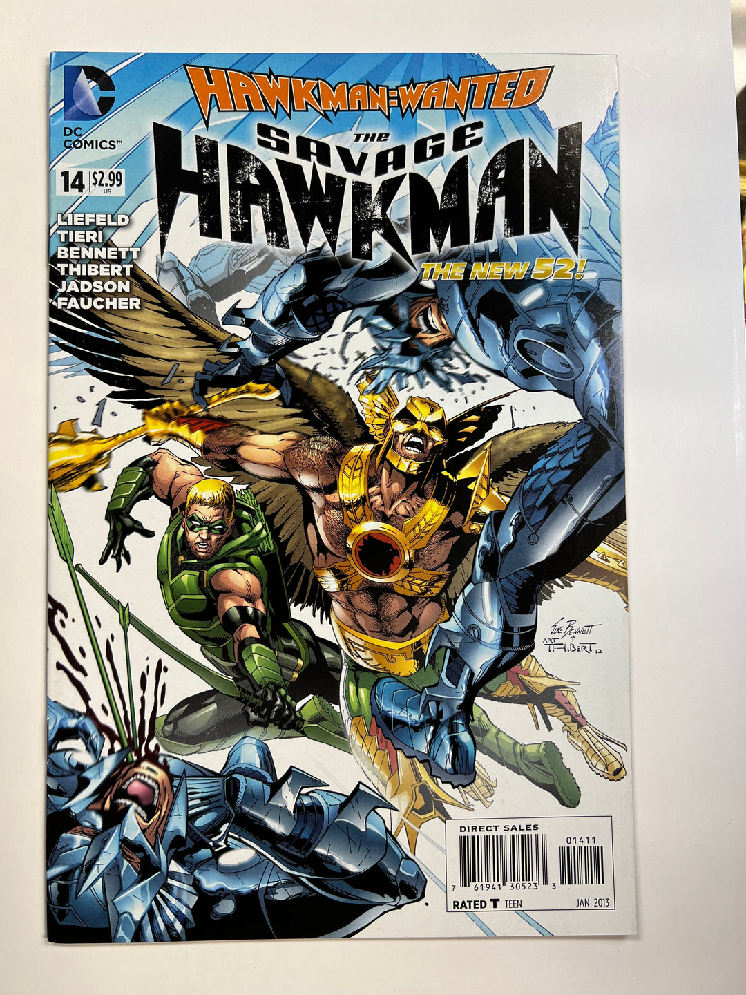 Savage Hawkman #14 DC 2013 VF/NM