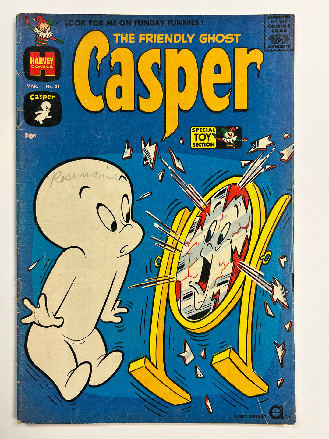 Friendly Ghost, Casper Harvey 1961 GD/VG