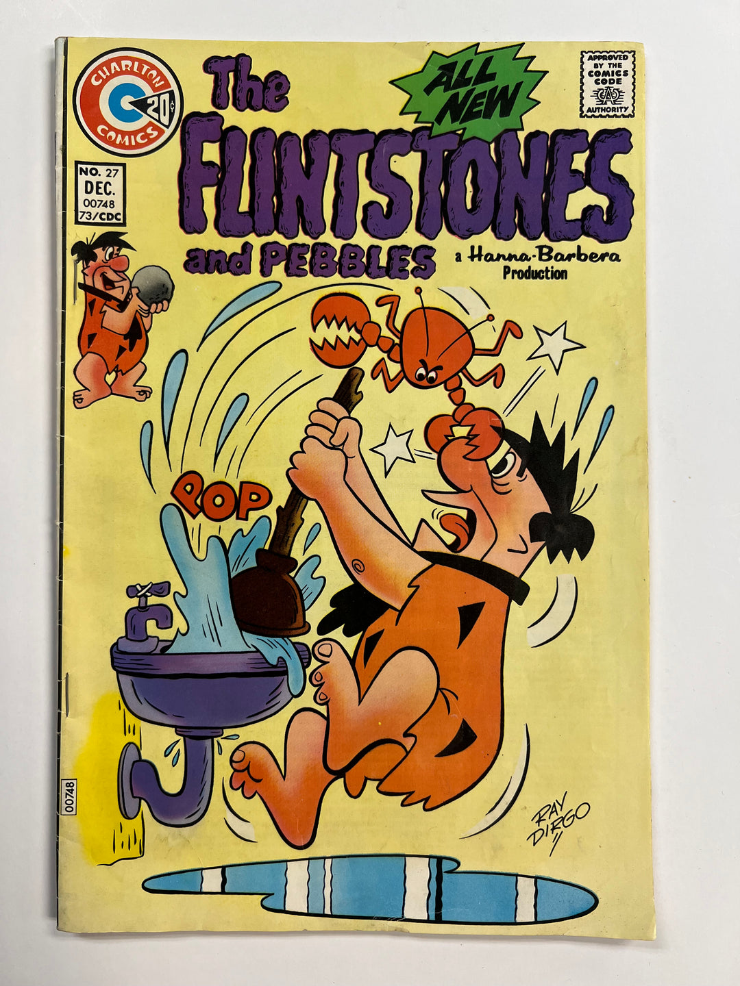 Flintstones #29 Charlton 1973 FN