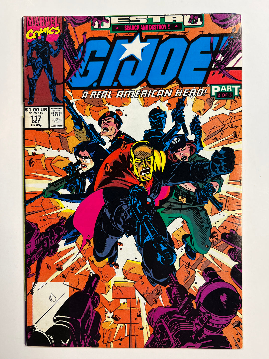 G.I. Joe: A Real American Hero #117 Marvel 1991 FN/VF