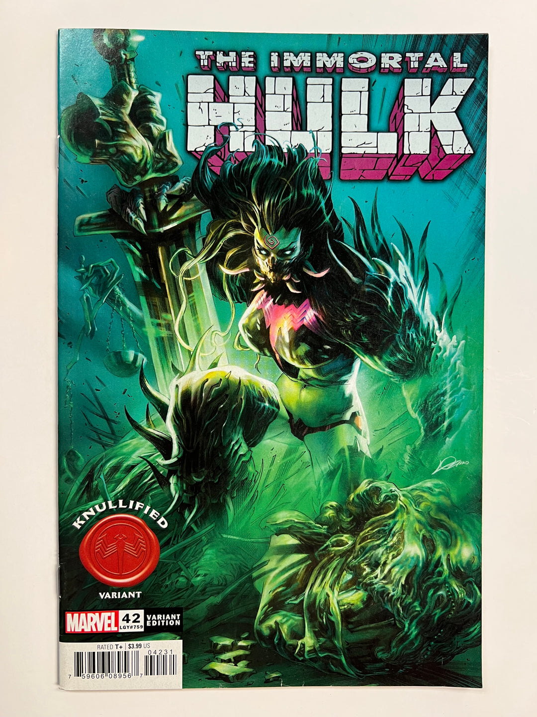 Immortal Hulk #42 Knullified Variant Marvel 2021 VF