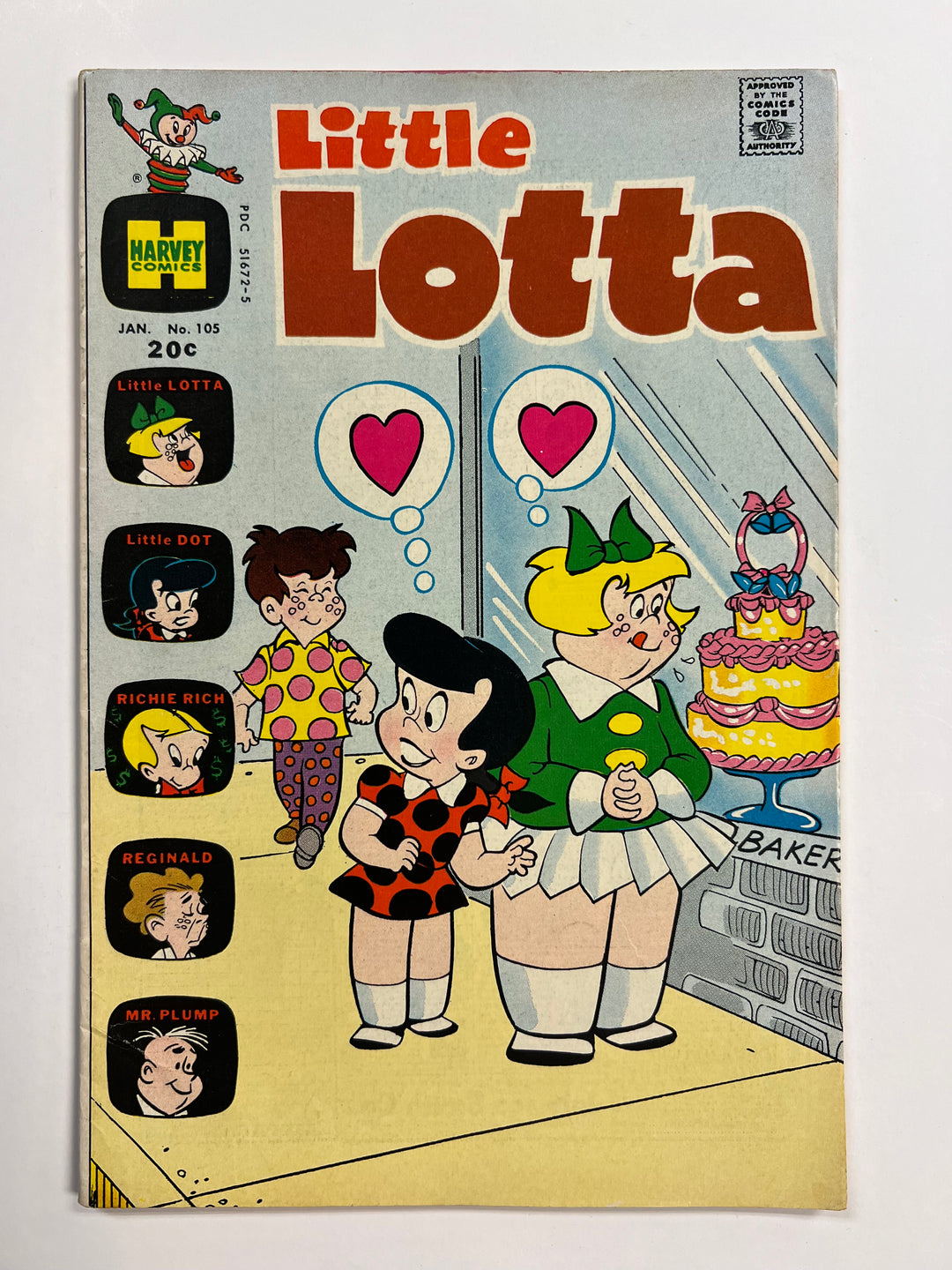 Little Lotta #105 Harvey 1973 VG/FN