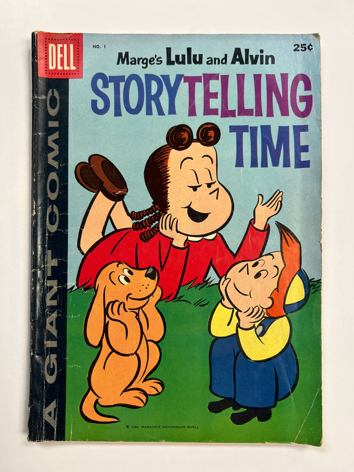 Marge's Lulu and Alvin Storytelling Time #1 Dell 1959 VG