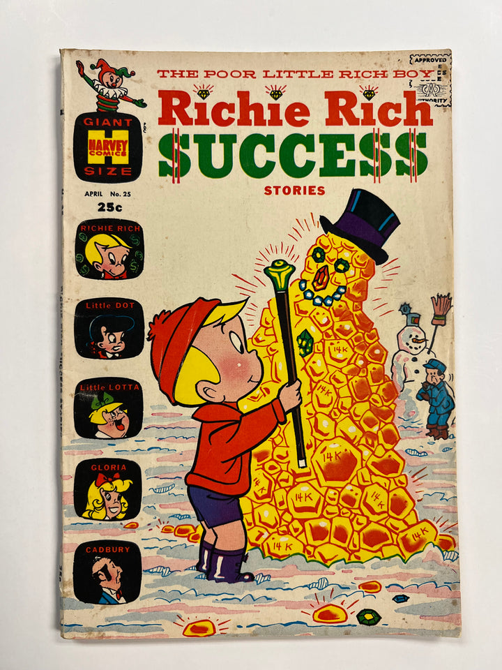 Richie Rich Success Stories #25 Harvey 1969 VG