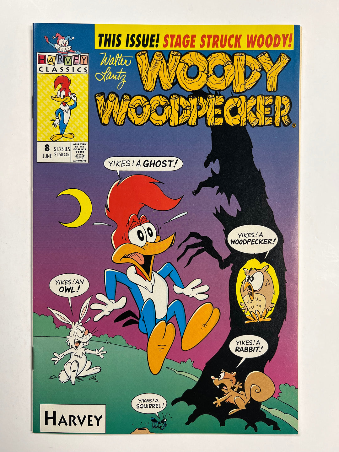 Woody Woodpecker #8 Harvey 1993 F/VF