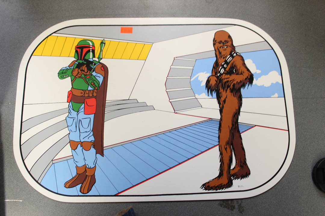 Star Wars Boba Fett and Chewbacca Placemat, Boba Fett, Star Wars, Chewbacca, Chewy
