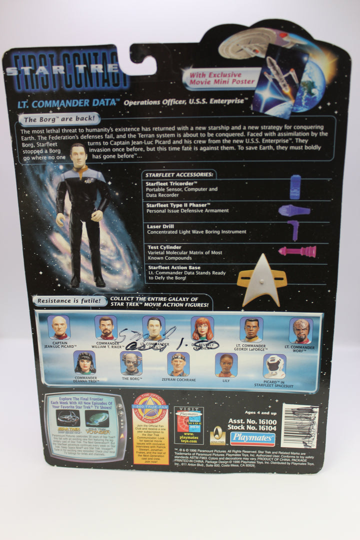 1996 Star Trek First Contact Lt. Commander Data Figure
