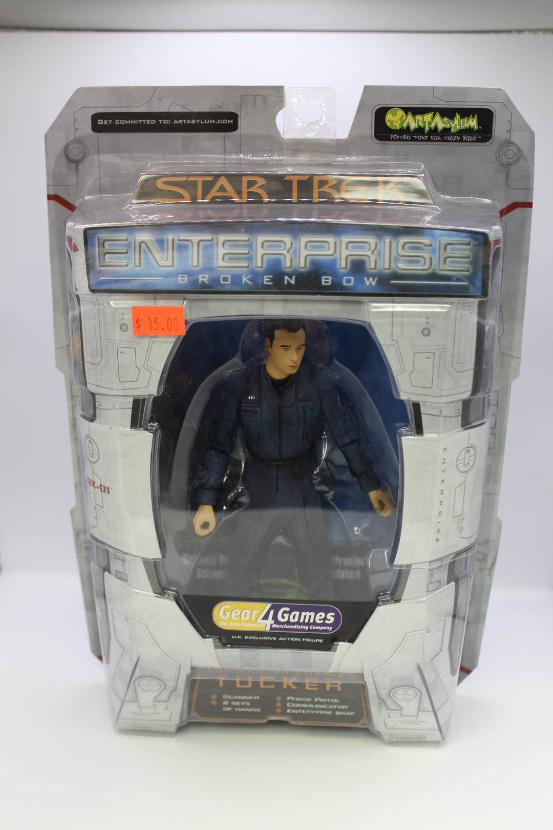 2002 Star Trek Enterprise Commander Charles Tucker Figure