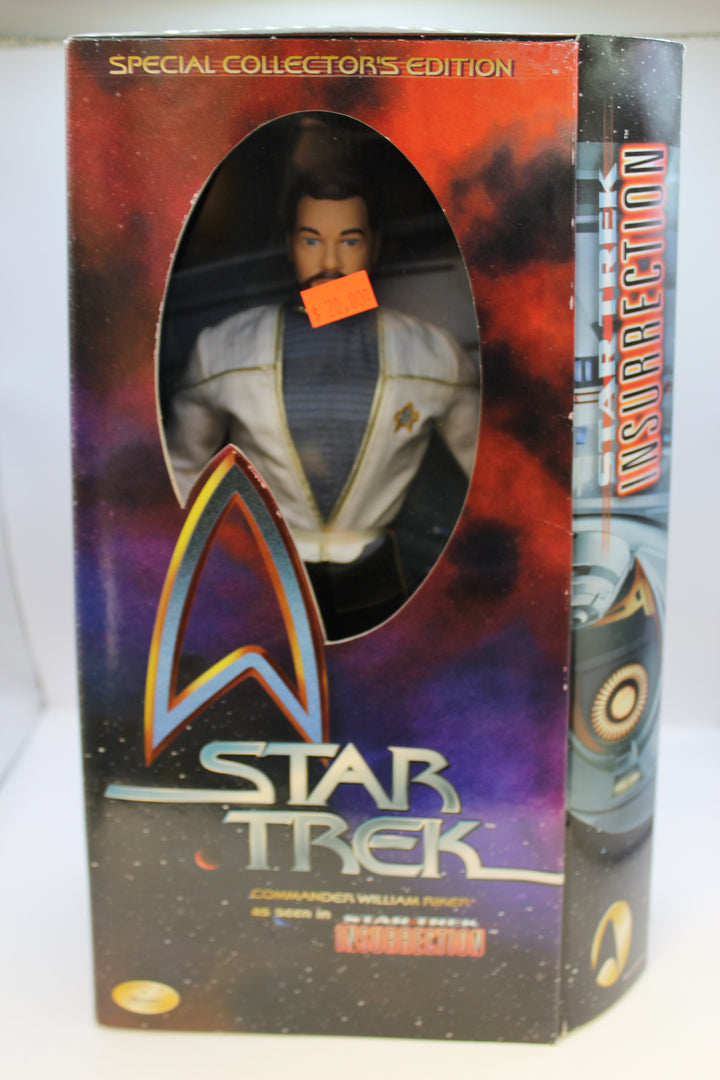 Front 1998 Star Trek Insurrection Commander Williams Riker Figure, Star Trek, Vintage Star Trek