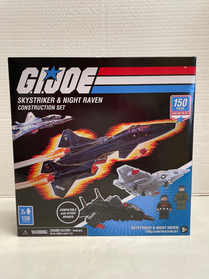GI Joe Skystriker & Night Raven 150-Pc Construction Set NISB Hasbro 2020