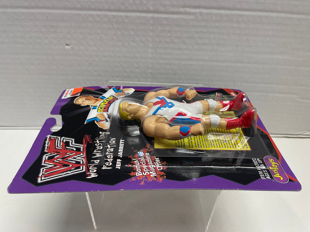WWF Jeff Jarrett Bend-Ems Poseable Collection Series VIII JusToys MOC 1998