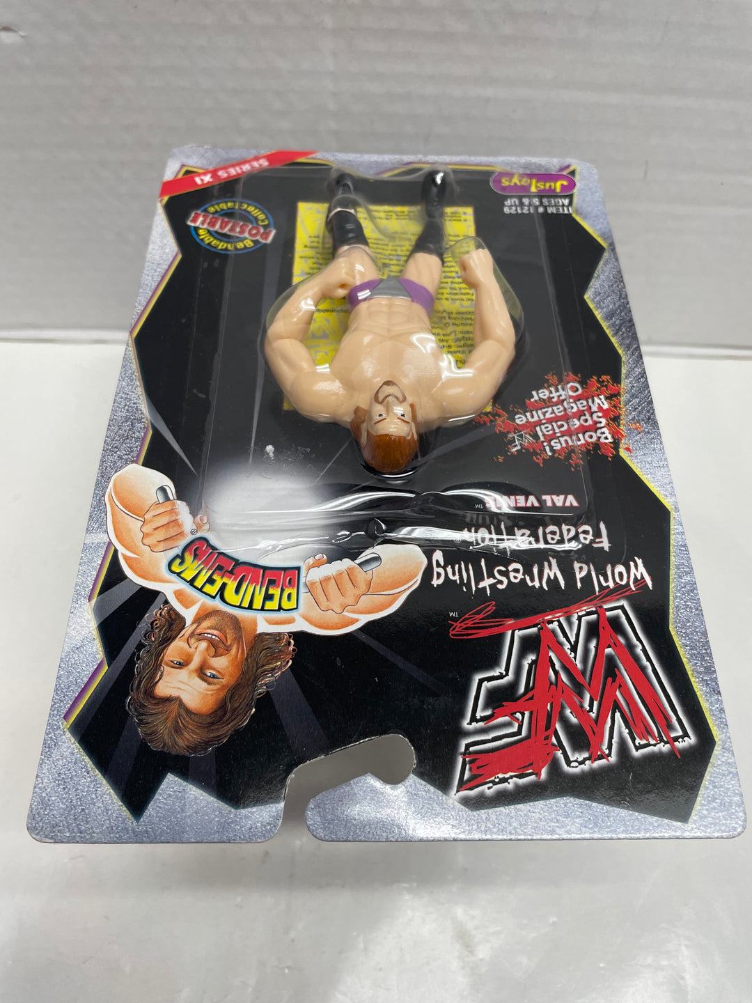WWF Val Venis Bend-Ems Poseable Collection Series VIII JusToys MOC 1998