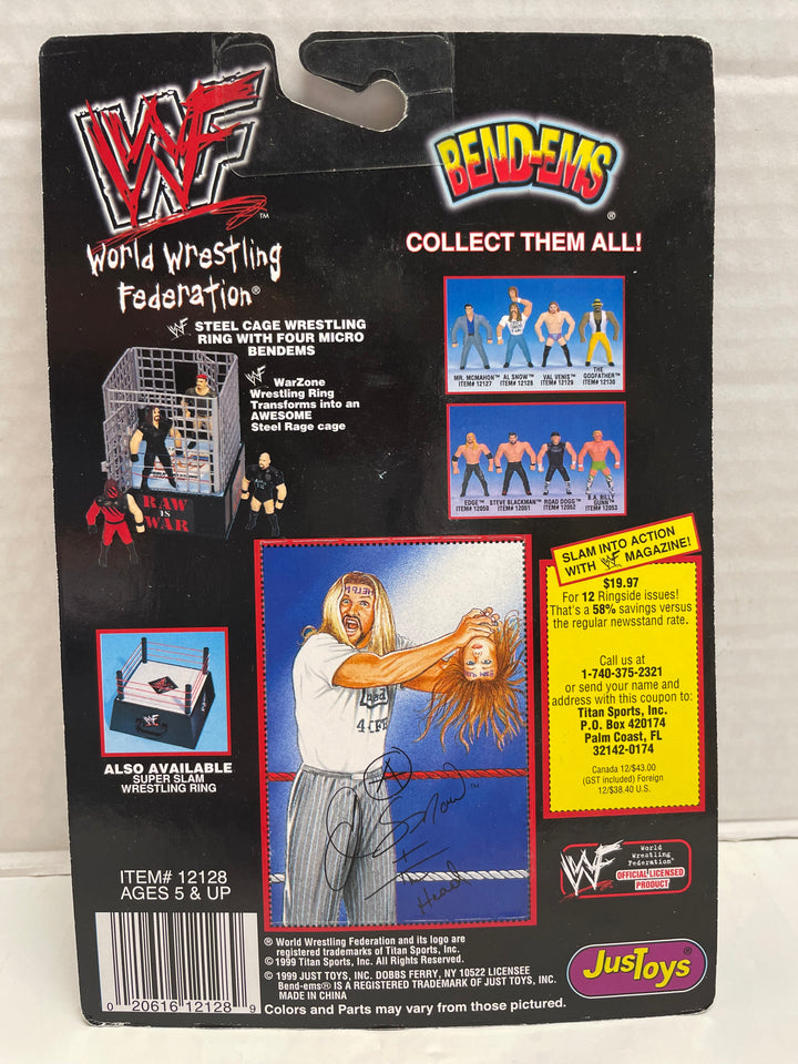 WWF Al Snow Bend-Ems Poseable Collection Series XI JusToys MOC 1999