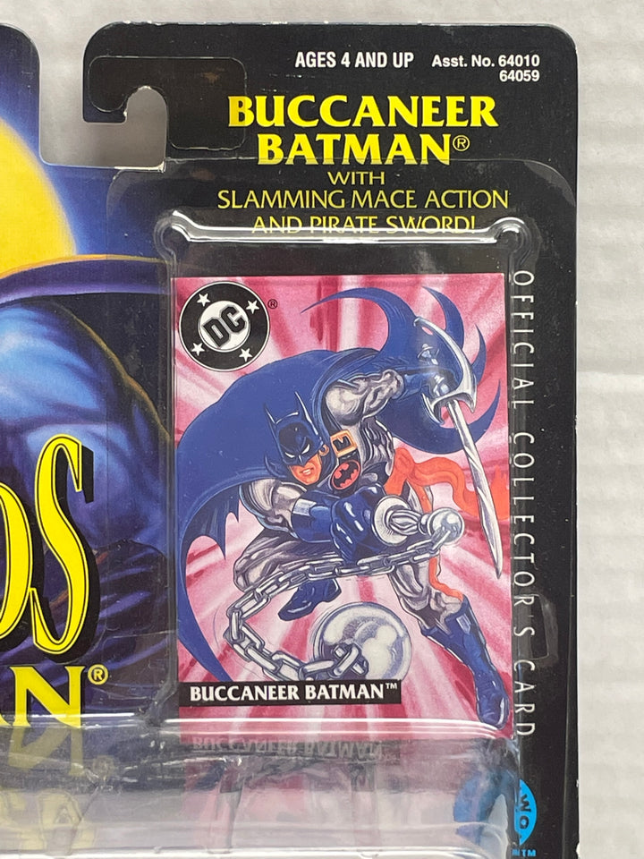 Legends of Batman Pirate Special Edition Buccaneer Batman & Official Collector's Card MOC Kenner 1995