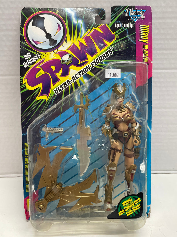 Todd McFarlane's Spawn Tiffany the Amazon Ultra-Action Figure w/ Accessories MOC 1996
