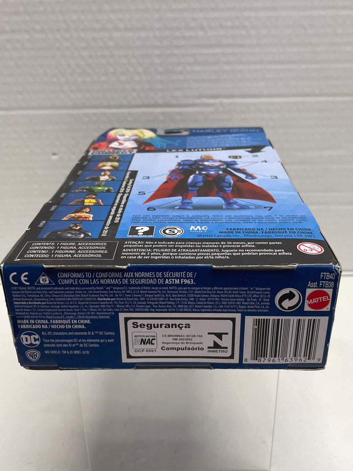 DC Multiverse Harley Quinn w/Collect & Connect Lex Luthor MISB Mattel 2017