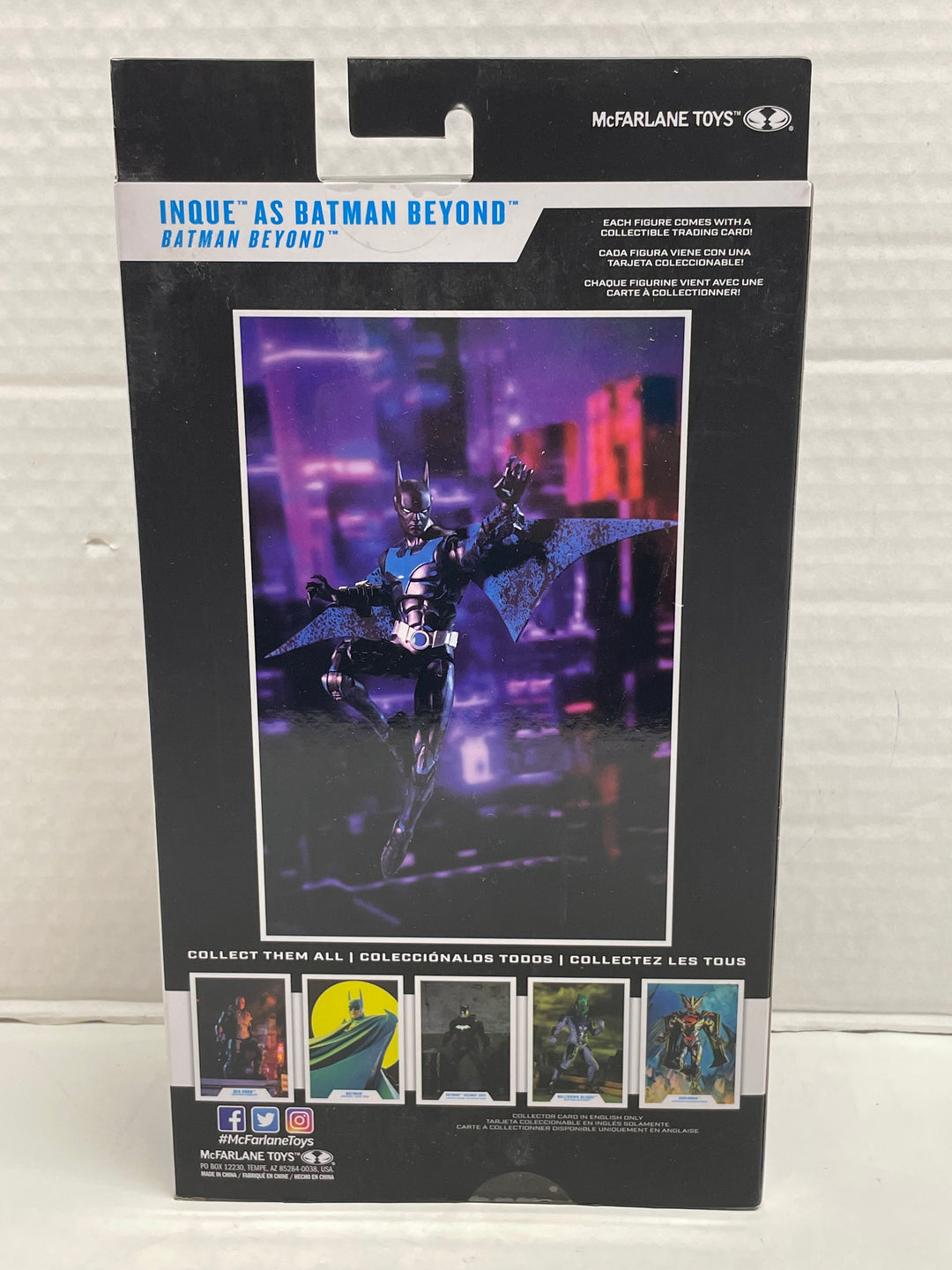 DC Multiverse Inque as Batman Beyond 7" Jointed Action Figure w/ 22 Moving Parts & Collector Card McFarlane Toys