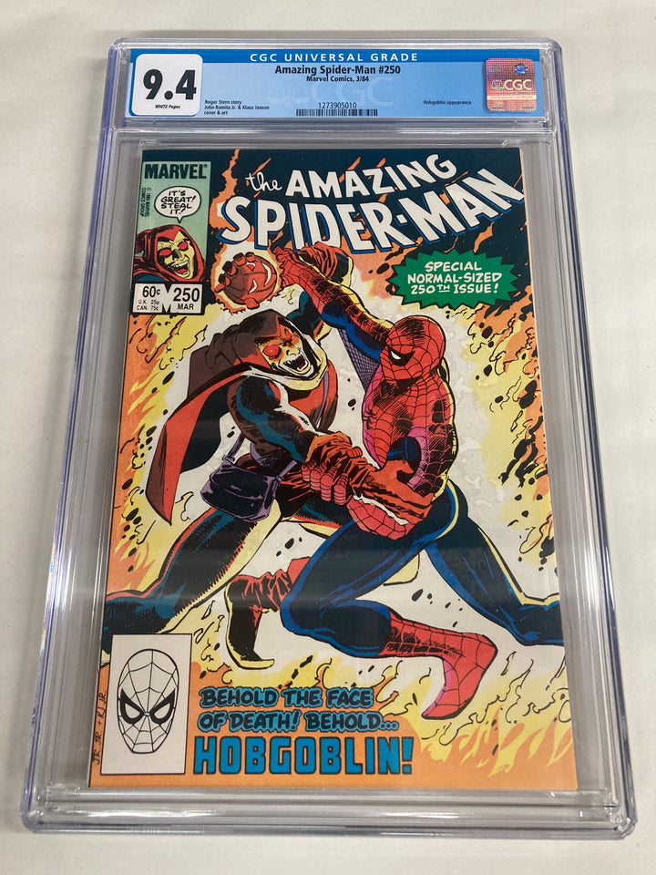Amazing Spider-man #250 Marvel Comics 1984 CGC 9.4