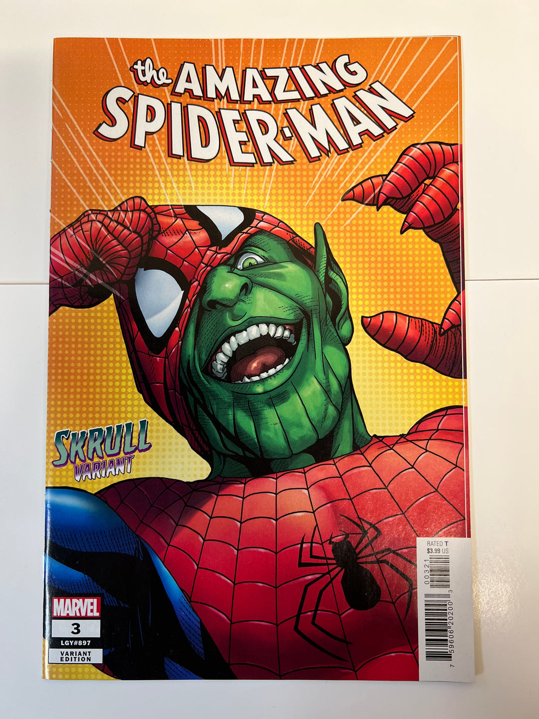 Amazing Spider-Man #3 Skrull Variant Marvel 2022 VF-