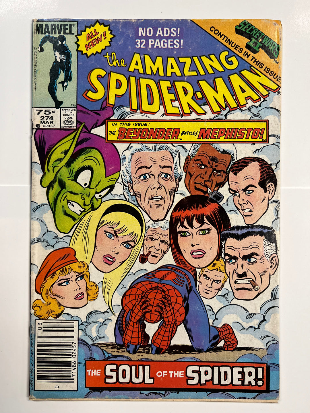 Amazing Spider-Man #274 Marvel 1986 F