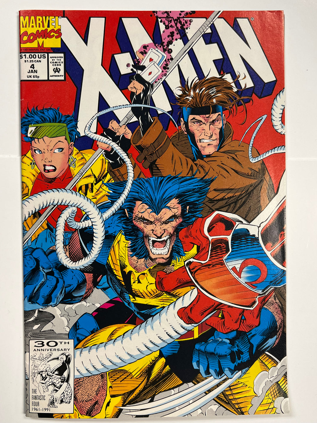 X-Men #4 1st App Omega Red Marvel 1992 VF-