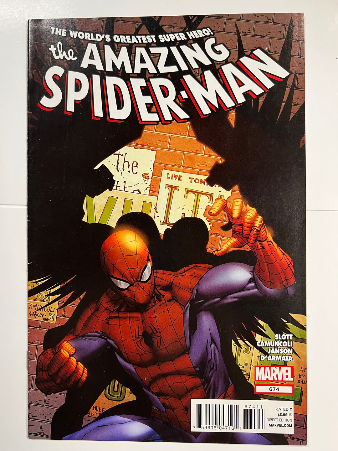 Amazing Spider-Man #674 Marvel 2012 VF-