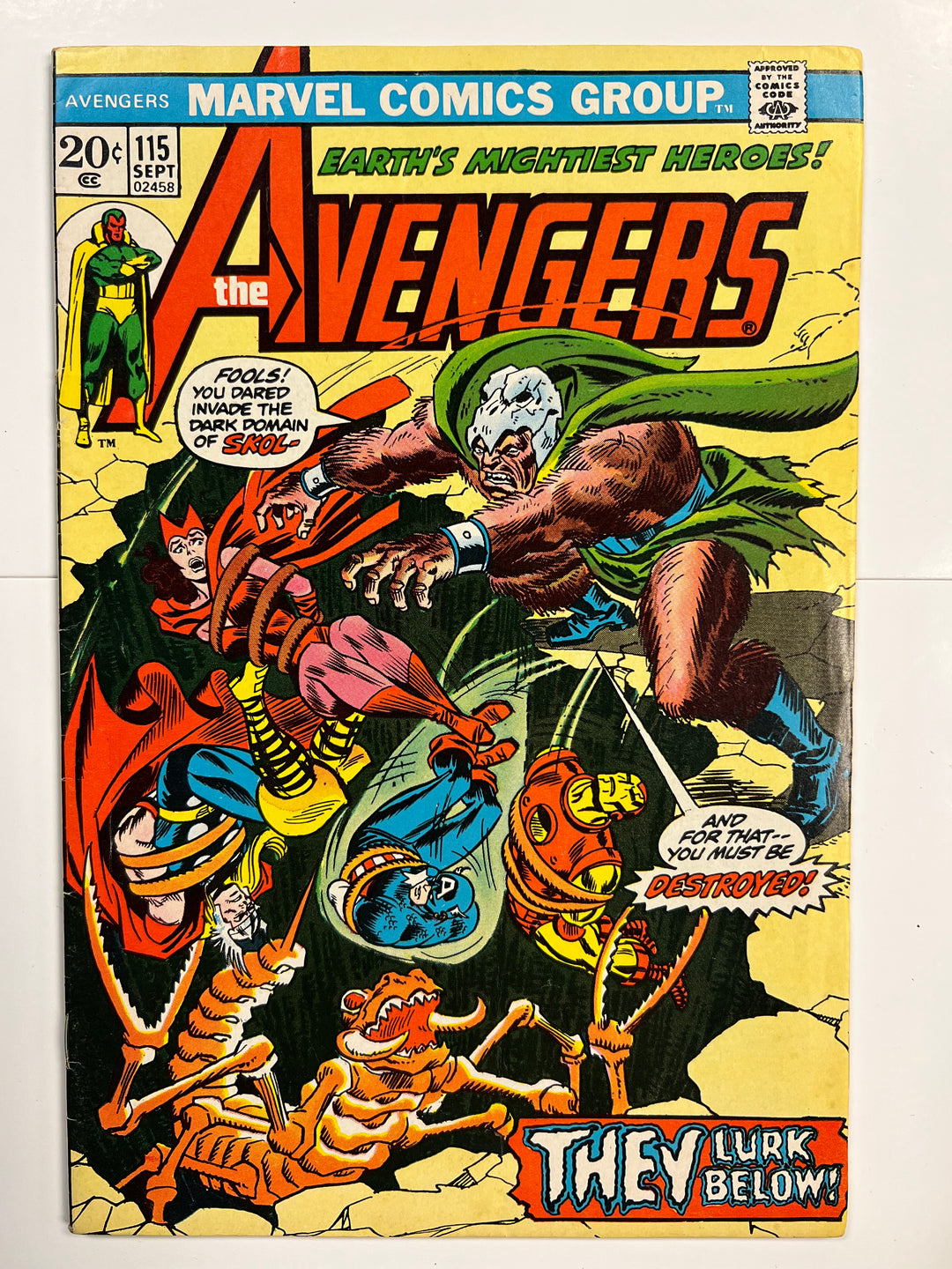 Avengers #115 Marvel 1973 VG/F