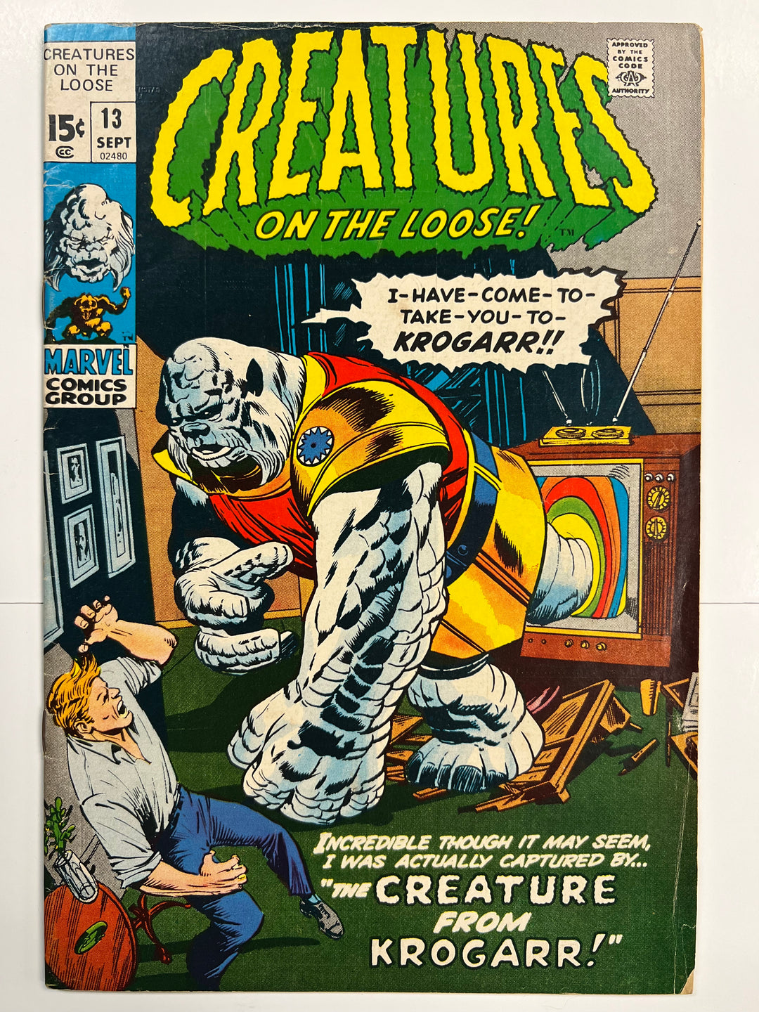 Creatures on the Loose #13  Marvel 1971 G/VG