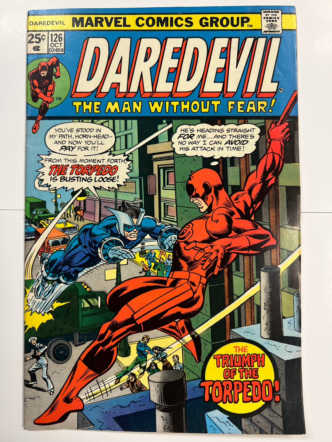 Daredevil #126 Marvel 1975 F-
