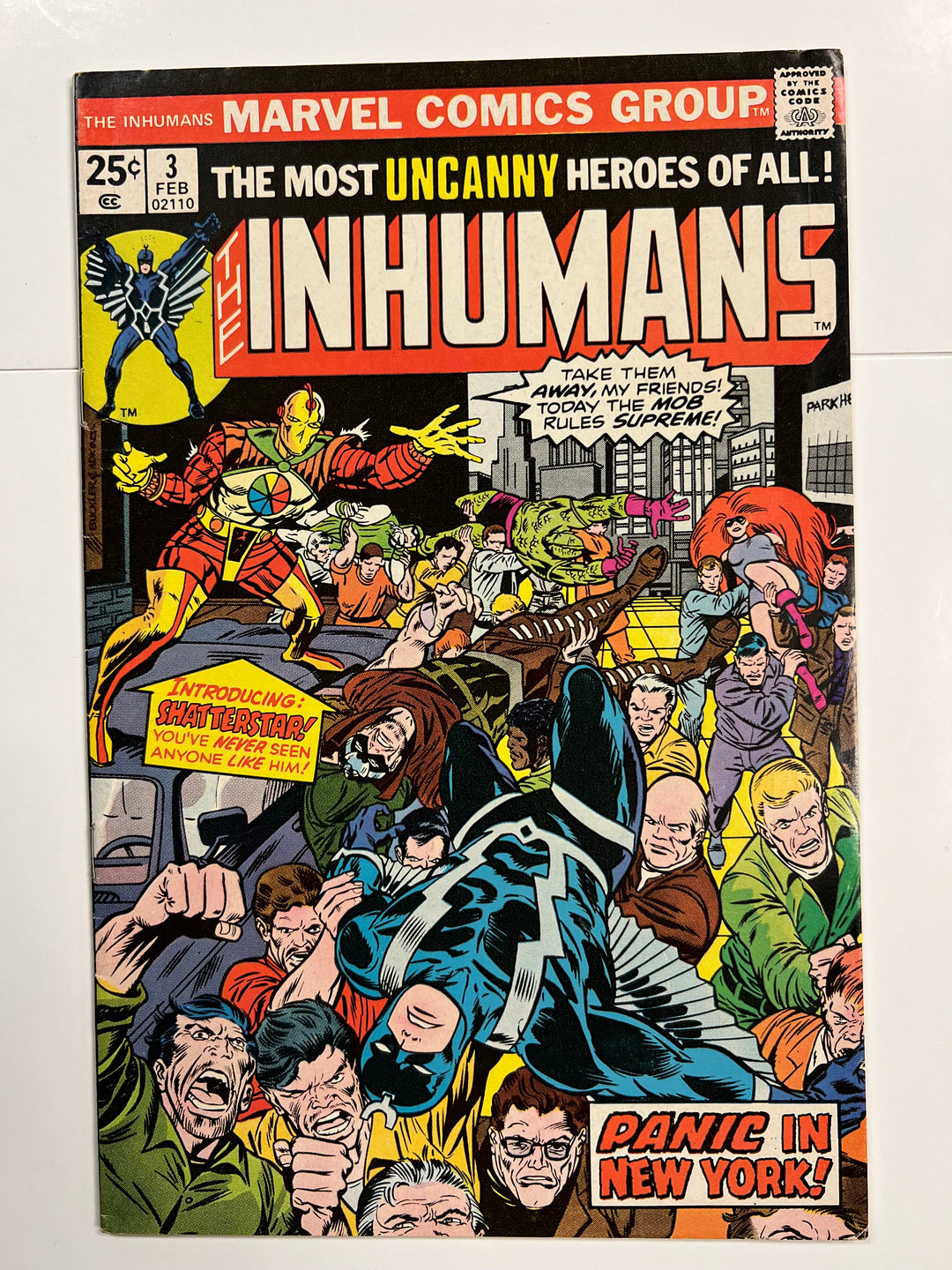 Inhumans #3 Marvel 1975 F