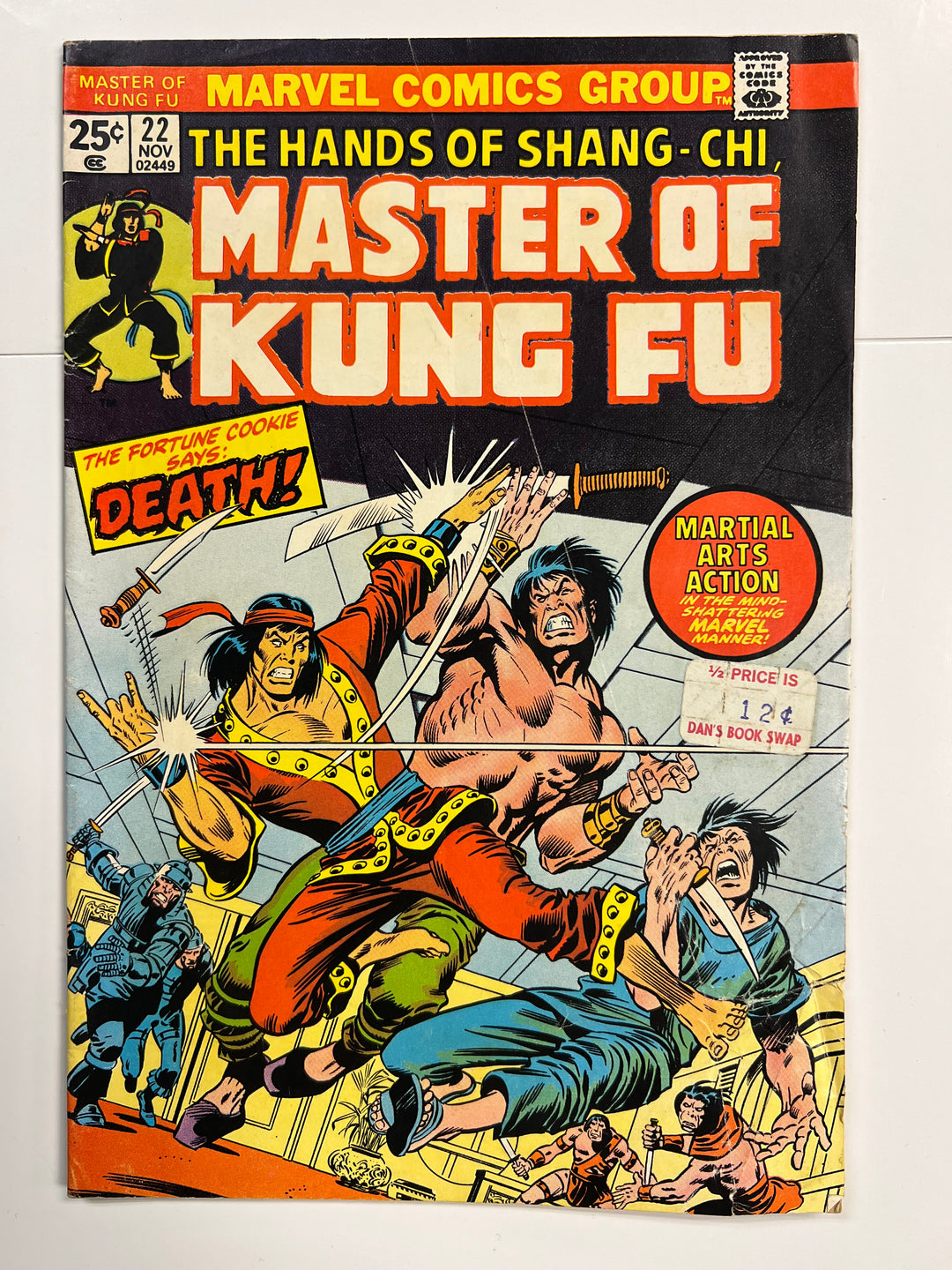 Master of Kung Fu #22 Marvel 1974 VG