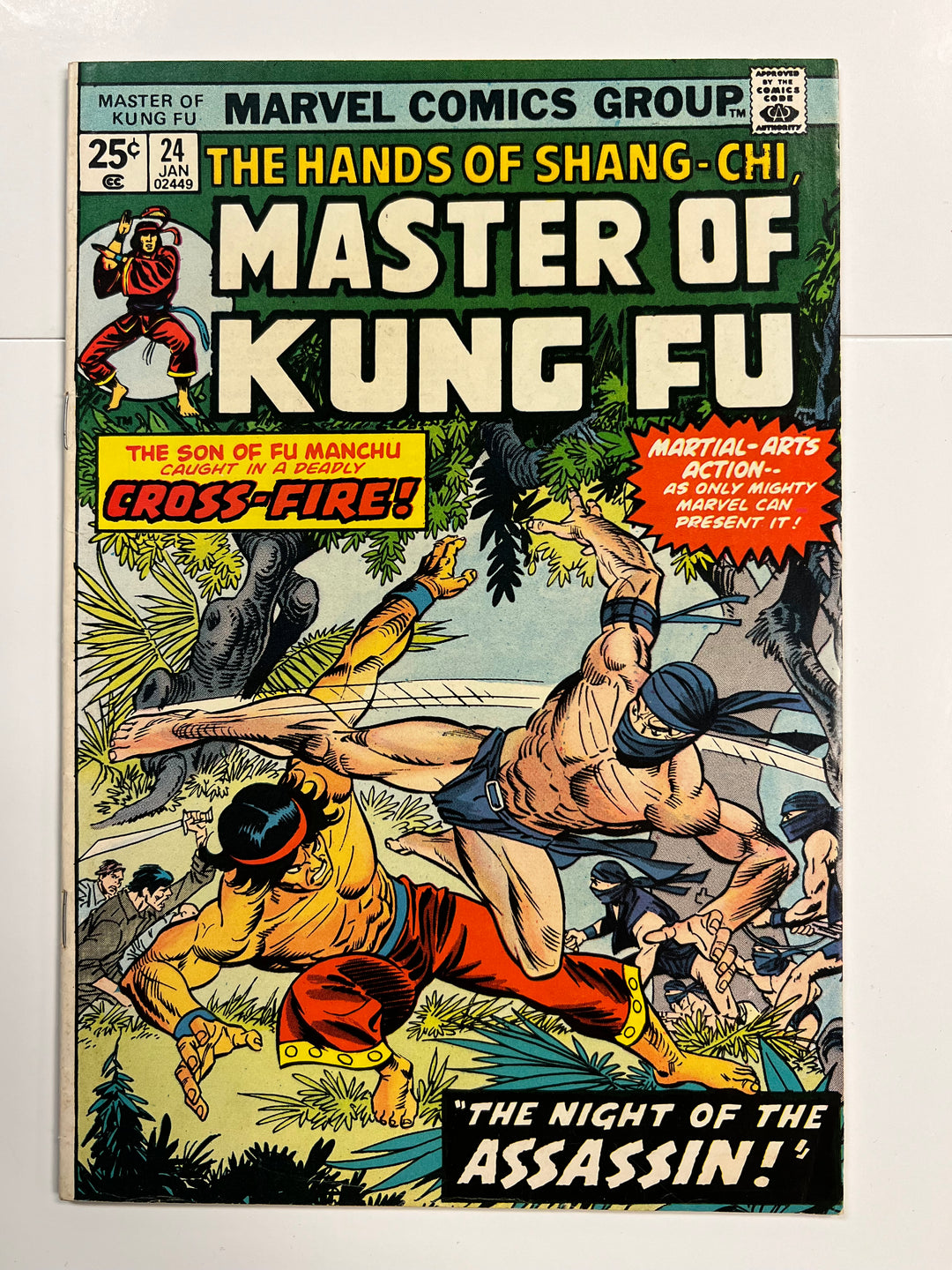 Master of Kung Fu #24 Marvel 1974 F+