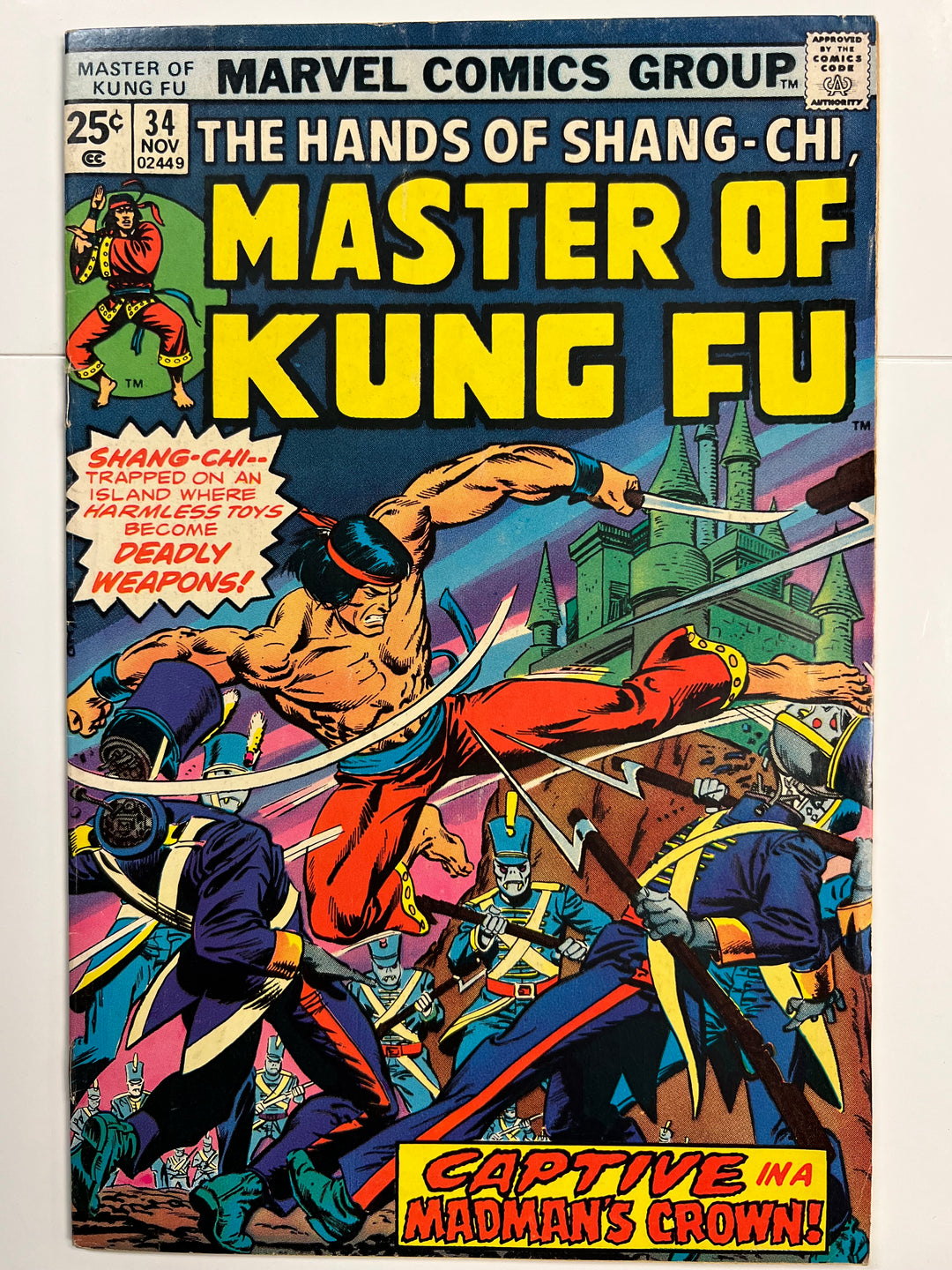 Master of Kung Fu #34 Marvel 1975 F